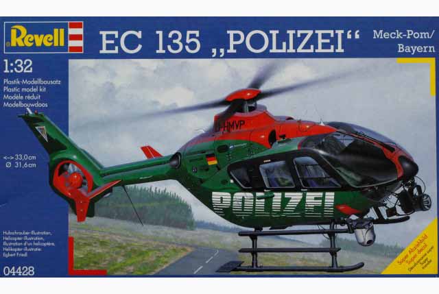 1/32 EUROCOPTER EC-135 POLIZEI Meck-Pom/Bayern