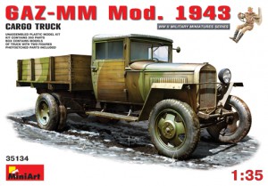 1/35 GAZ-MM Mod.1943 Cargo Truck (인형 2개, 에칭포함)