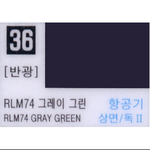 (36번) 그레이 그린 RLM74