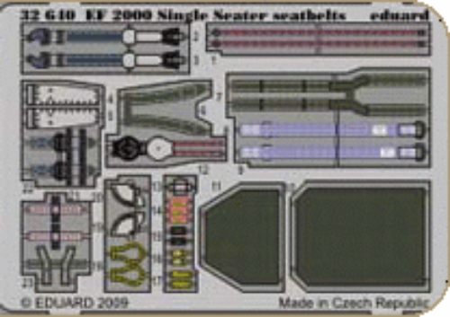 1/32 EF-2000 Typhoon Single Seater seatbelts(트럼페터)