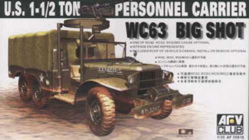 AFV35S18 1/35 WC63 1-1/2 Ton Personnel Carrier Big Shot