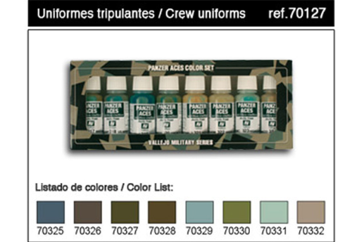 70127 Panzer Color 17ml No.4 SET
