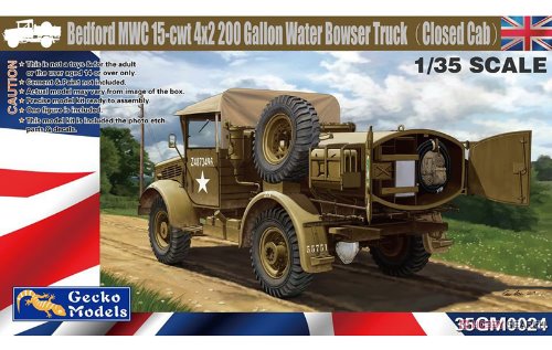 1/35 Bedford MWC 15-cwt 4x2 200 Gallon Water Bowser Truck