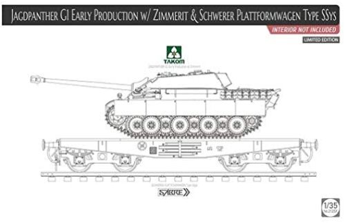 TM2125X [한정판]1/35 Sd.Kfz.173 Jagdpanther G1 Early w/Zimmerit &amp; Schwewagen, SSys (No Interior)