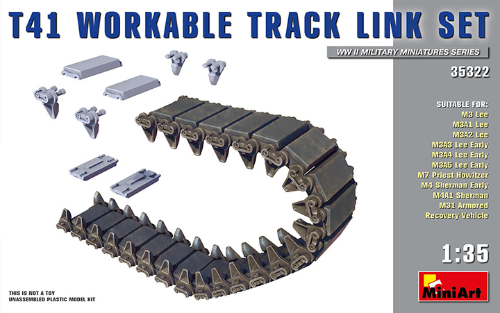 MI35322 1/35 T41 Workable Track Link Set