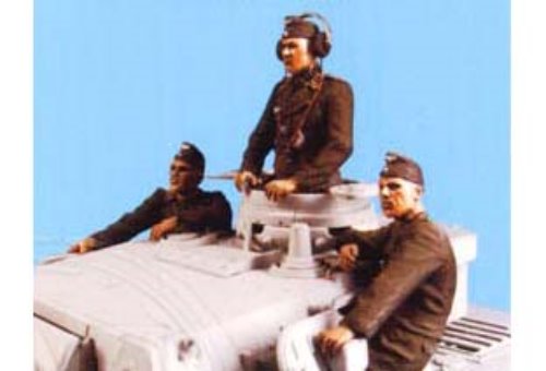 CP35265 1/35 WWII 독일  전차병 세트 3명 (베레모 모자 선택타입)