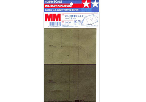 TA66563 1/35 US Army Tent Shelter Sheet