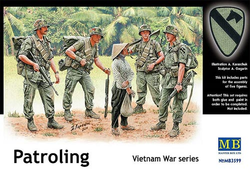 MB3599 1/35 Patroling, Vietnam