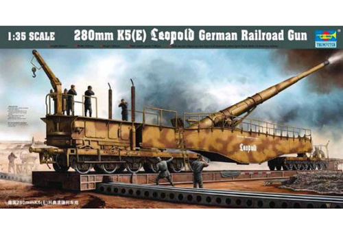 1/35 280mm K5(E) Railroad Gun LEOPOLD