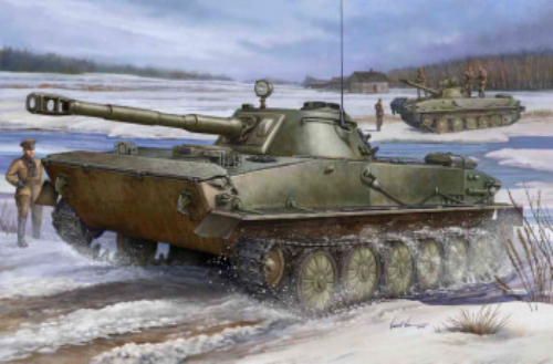 TRU00380 1/35 Russian PT-76 Light Amphibious Tank