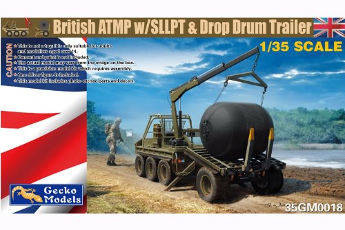 35GM0018 1/35 BRITISH ARMY ATMP WITH SLLPT AND DROP DRUM TRAILER
