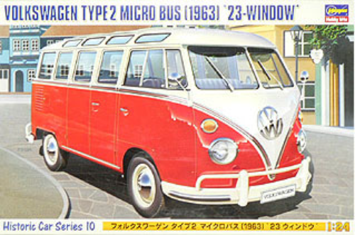 HA21210 1/24 Volkswagen Type 2 Micro Bus (1963) 23-Window