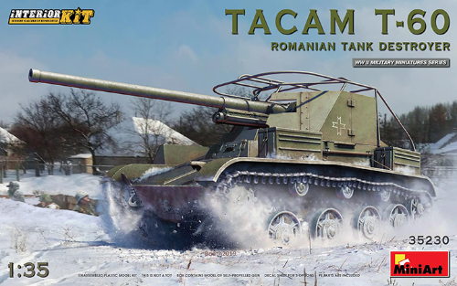 MI35230 1/35 TACAM T-60 Romanian Tank Destroyer, Interior kit.