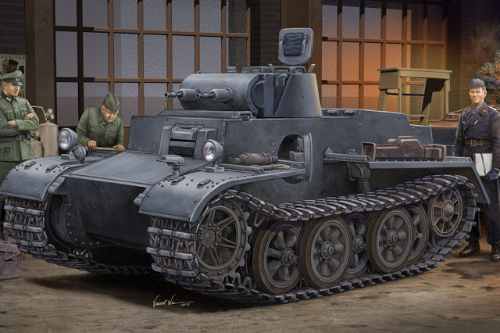 HB83804 1/35 German Pzkpfw.I Ausf.F (VK1801)-Early