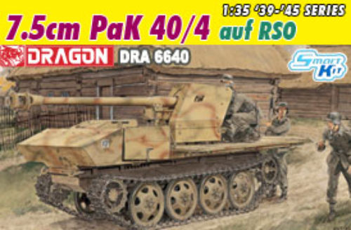 DR6640 1/35 7.5cm Pak 40/4 auf RSO