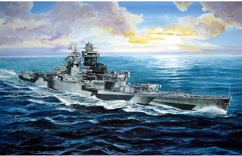TRU05750 1/700 French Navy Richelieu Battleship 1943