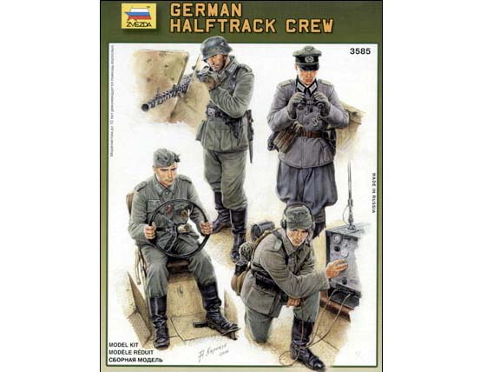 ZV3585 1/35 German halftrack crew