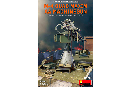 1/35 M-4 Quad Maxim AA machinegun