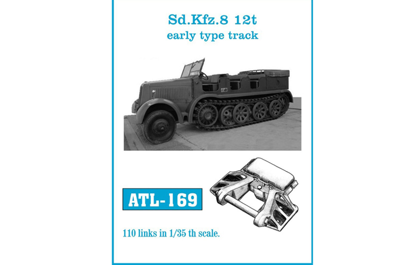 169번 1/35 Sd.Kfz. 8 12t Early type track