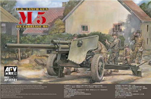 1/35 US 3 Inch Gun M5 On Carriage M6