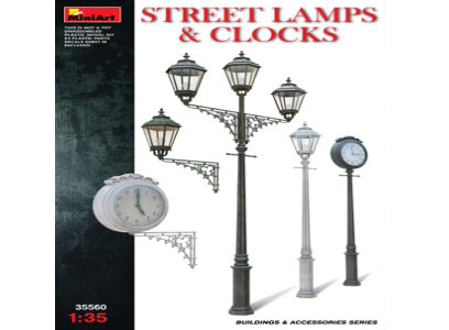1/35 STREET LAMPS / CLOCKS