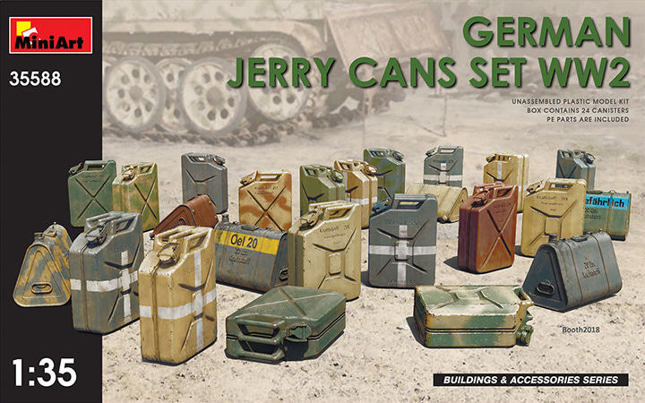 BE35588 1/35 German Jerry Cans Set WW2