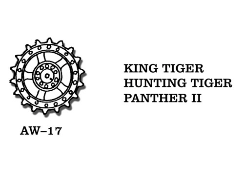 (17번) 1/35 KING TIGER / HUNTING TIGER / PANTHER II