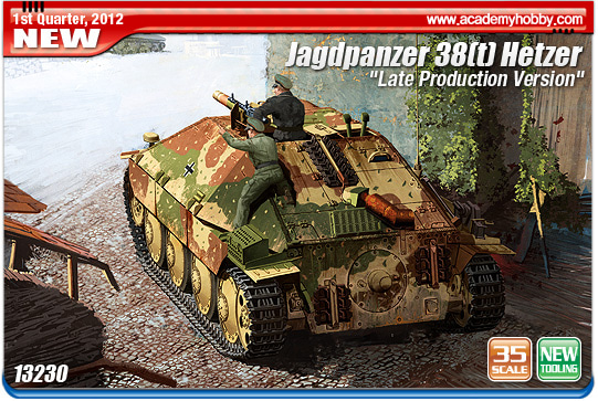 A13230 1/35 Jagdpanzer 38(t) Hetzer Late Ver