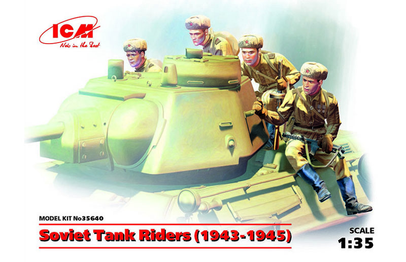 1/35 Soviet Tank Riders (1943-1945) (4 figures)