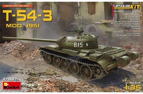 1/35 T-54-3 SOVIET MEDIUM TANK. Mod 1951