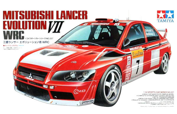 1/24 MITSUBISHI LANCER EVOLUTION VII WRC
