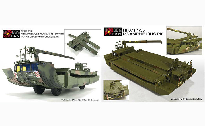 1/35 M3 Amphibious Sridging System With Parts for German Bundeswehr