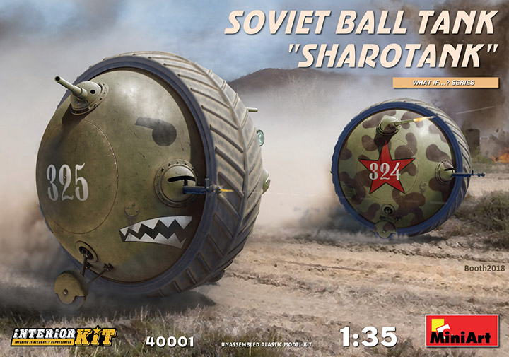 1/35 Soviet Ball Tank Sharotank Interior Kit