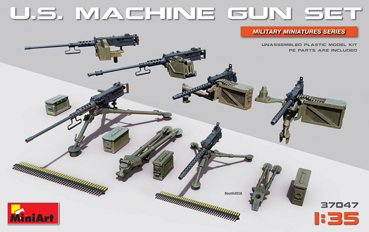 1/35 U.S. Machine Gun Set