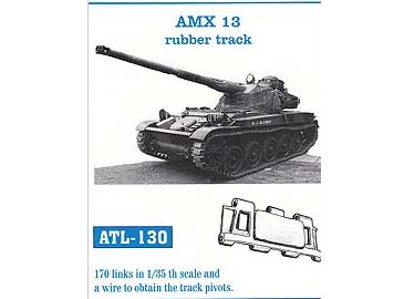 ATL130번 1/35 AMX 13 rubber track