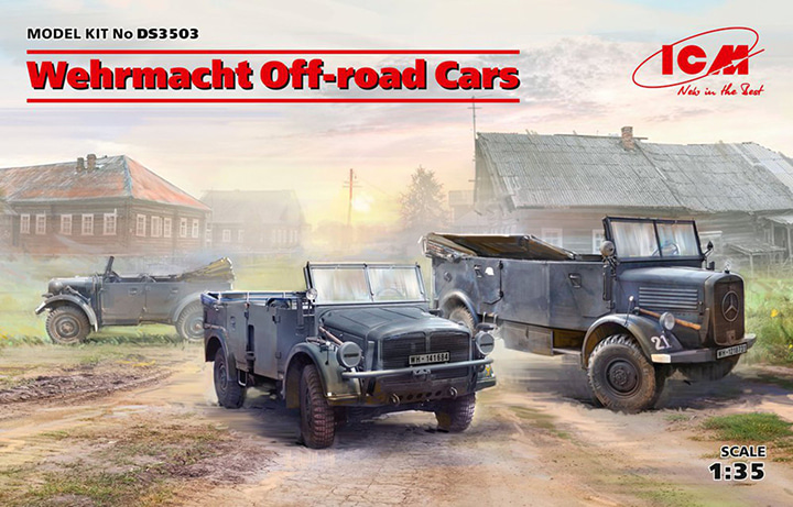 1/35 Wehrmacht Off-Road Cars - Kfz1,Horch 108 Typ 40, L1500A