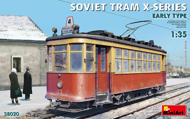 BE38020 1/35 Soviet Tram X-Series Early Type