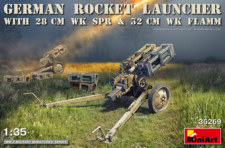 1/35 German Rocket Launcher with 28cm WK Spr / 32cm WK Flamm