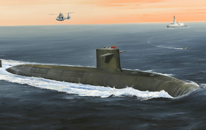 HB83519 1/350 French Navy Le Triomphant SSBN