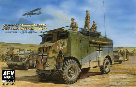 1/35 AEC Armoured Commander Car of Rommel Mammoth DAK
