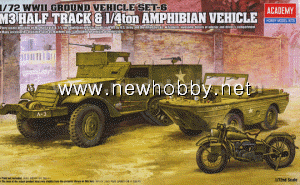 1/72 M3 Hlf Track 1/4ton Amphibian Vehicle