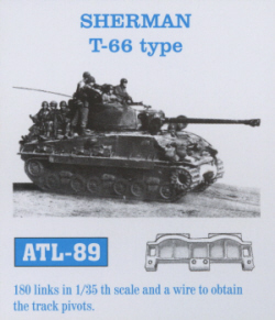 (89번) 1/35 Tracks for Sherman T66 for M51 Isherman