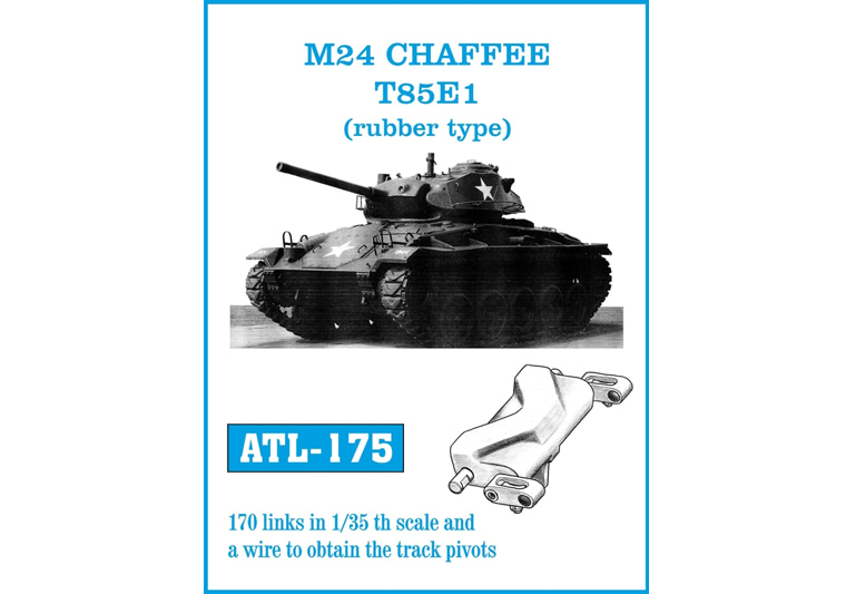 175번 M24 CHAFFEE T85E1 (rubber type)