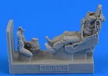 1/48 USAF Fighter Pilot for F-5A/C with ejection seat Figurines