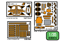 DE35001A 1/35 M4 Sherman Basic PE detail up set (for 1/35 All M4 Sherman kit)