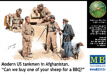 MB35131 1/35 Modern US tankmen in Afghanistan (5 Figures, Sheep)
