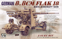 AFV35088 1/35 German 88mm Gun Flak 18