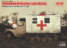 ICM35414 1/35 V3000S/SS M Maultier with Shelter, WWII German Truck