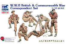 CB35140 1/35 WWII British Commonwealth War Correspondent Set