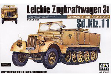 AFV35040 1/35 German 3-Ton Half Track Sdkfz 11